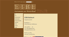 Desktop Screenshot of eibl-geigenbau.de